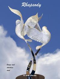 Bronze"Rhapsody" - Sea Birds by Scott Hanson" - Rhapsody sculpture - "Rhapsody" - Sea Birds Sculpture by Scott Hanson - 